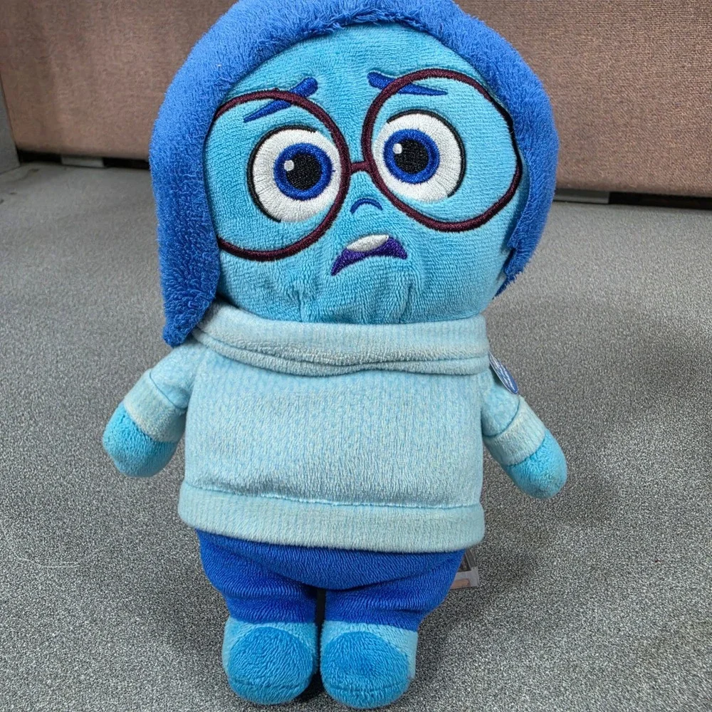 Disney Inside Out 2 Plush Set Sadness & Anxiety Excellent Just Play